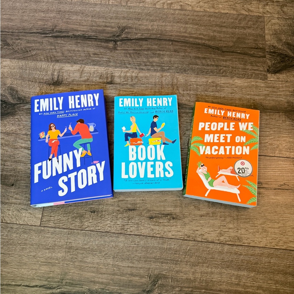 3 Emily Henry books